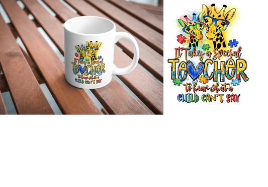 Autism Teacher Mug