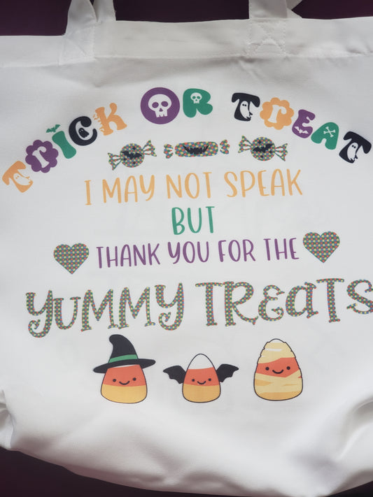 Autism Trick or Treat bag