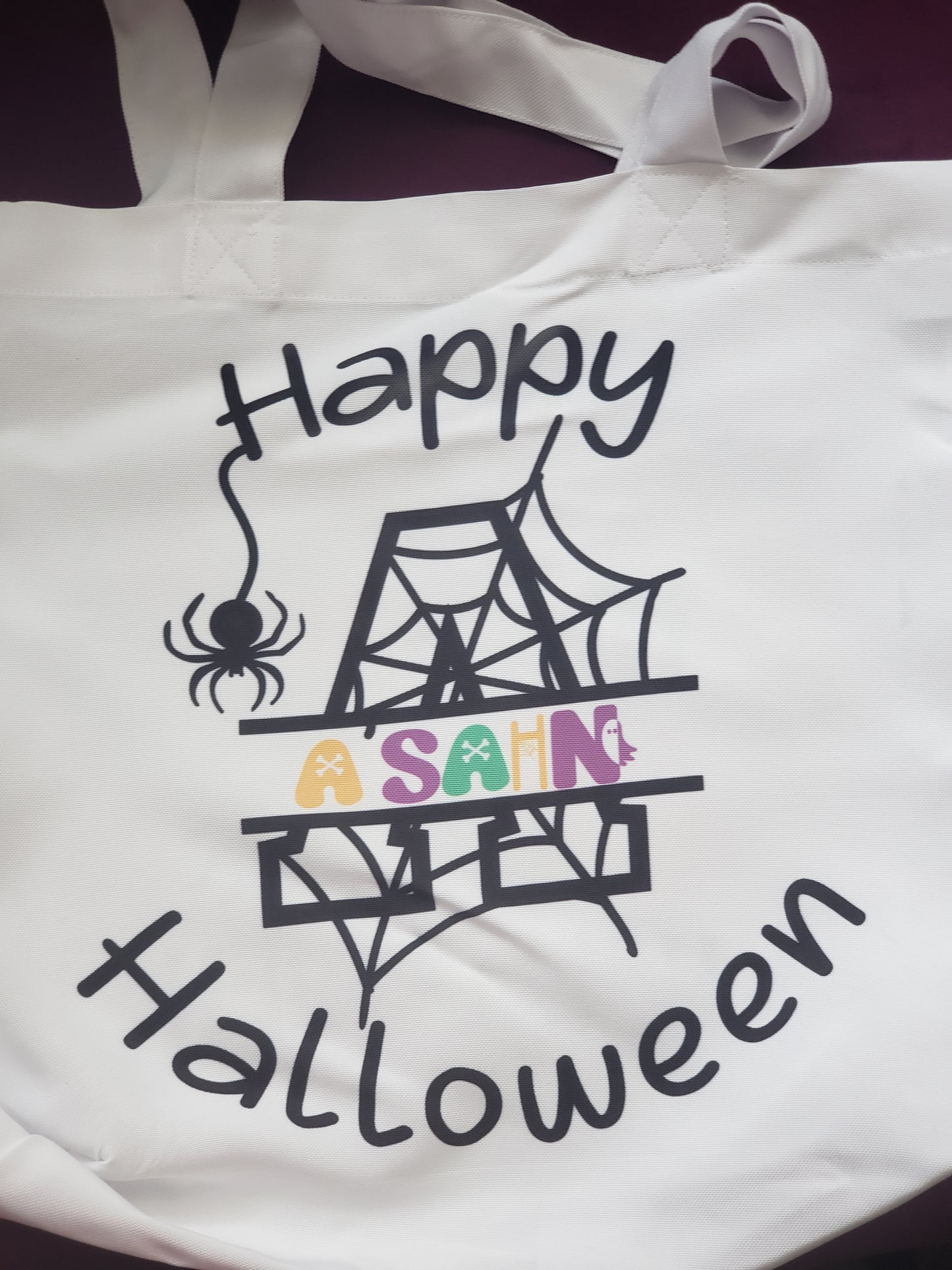 1st Halloween Personalized Trick or Treat bag