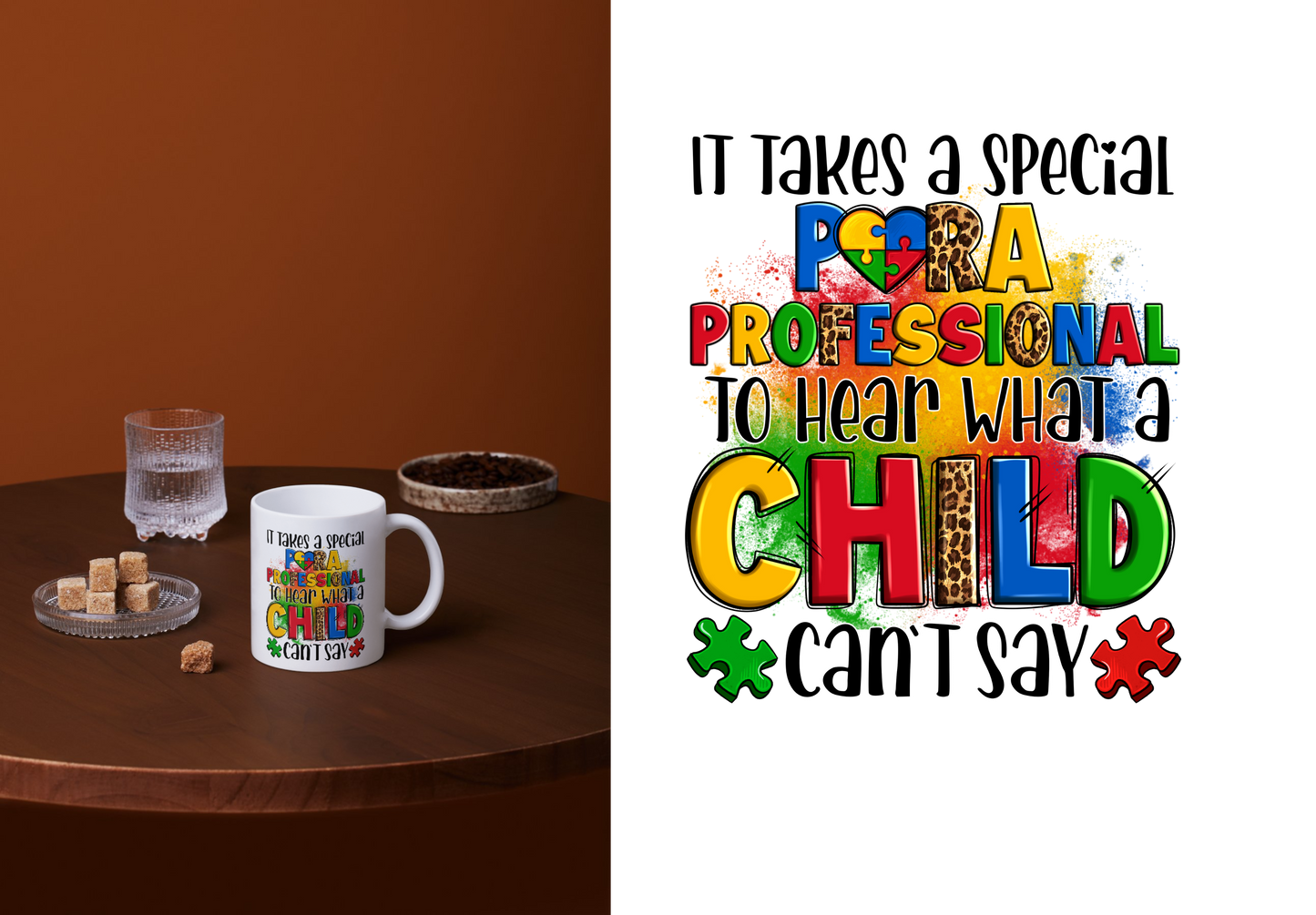 Autism Mug for Paraprofessional