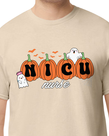 NICU nurse Halloween T-shirt