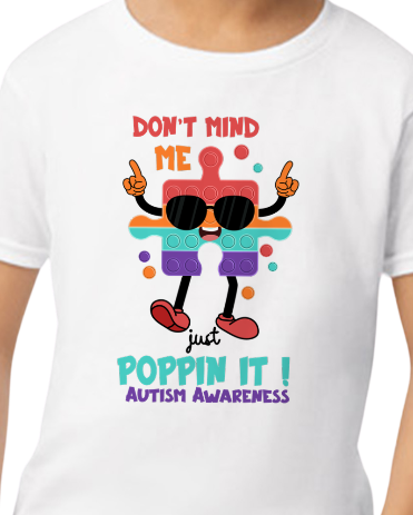 Camiseta de concienciación sobre el autismo