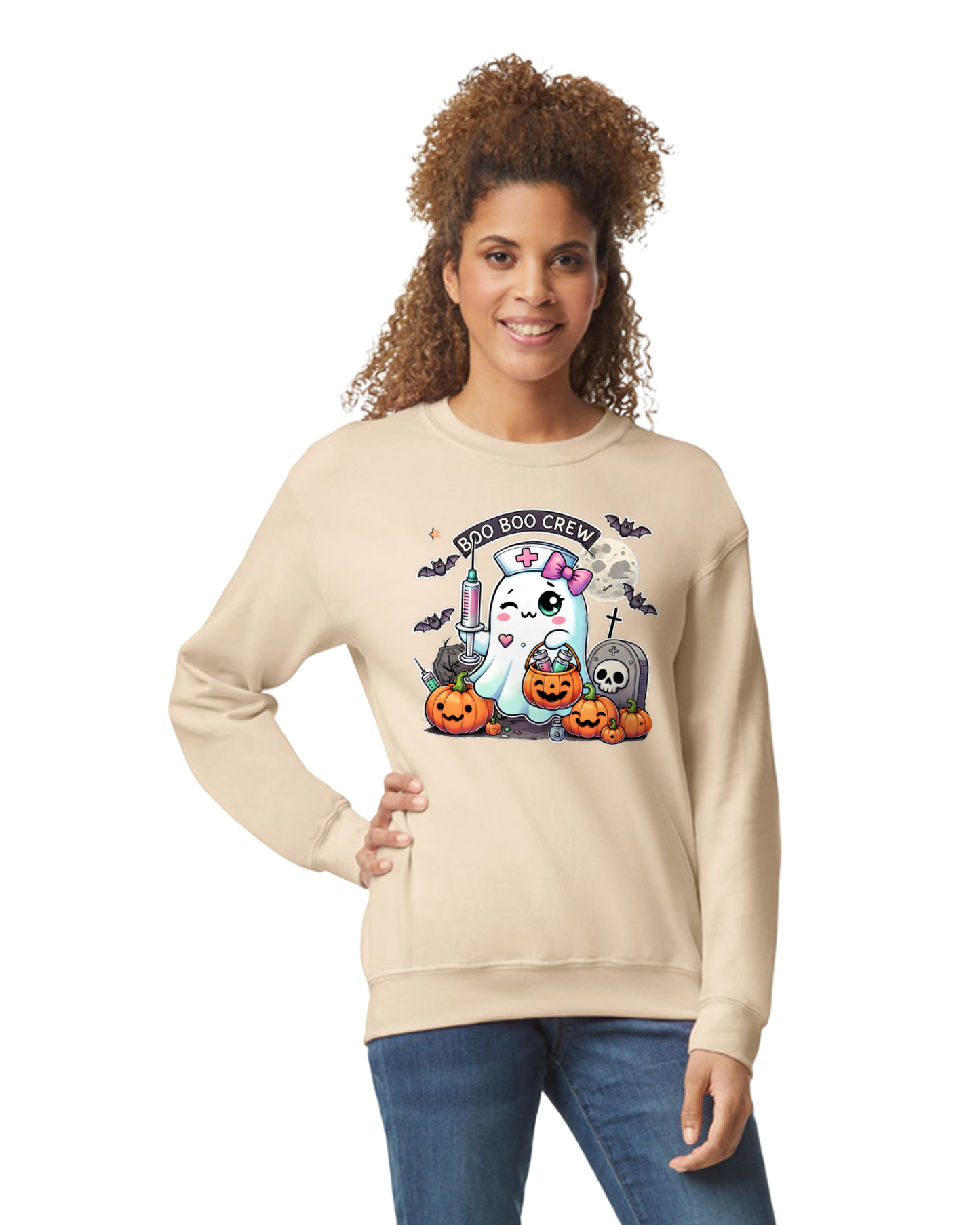 Halloween fleece sweatshirt