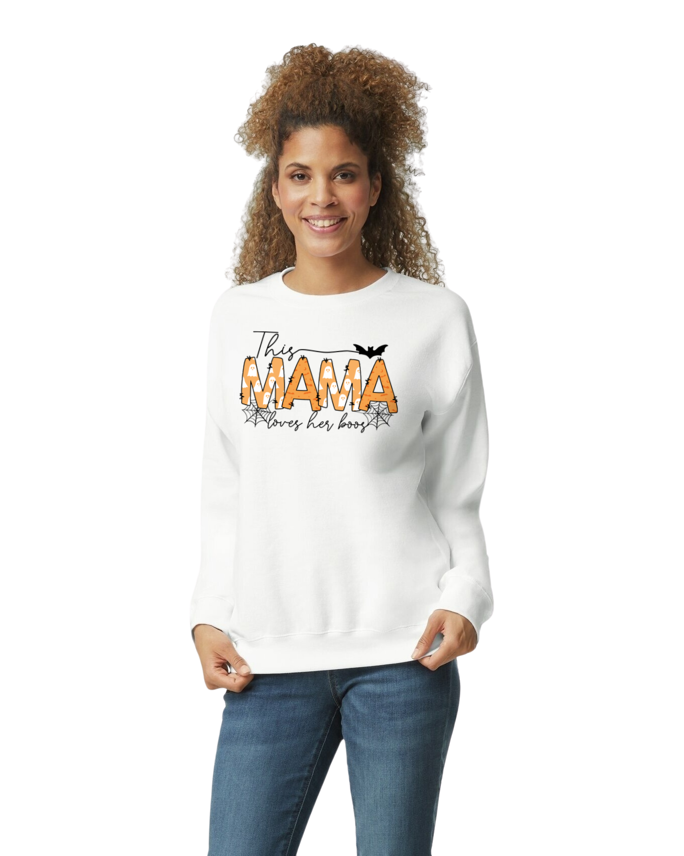 "This Mama" Halloween Fleece Crew